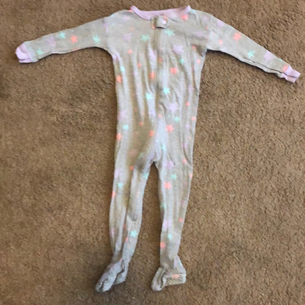 Star and Love Gerber Onsie Pajamas - Picture 3 of 3